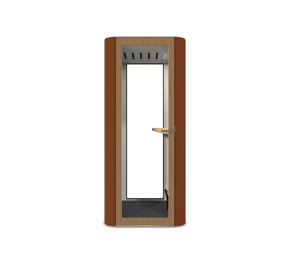 Telefonbås Space S, H225 x B100 x D100 cm, Tyst Rum
