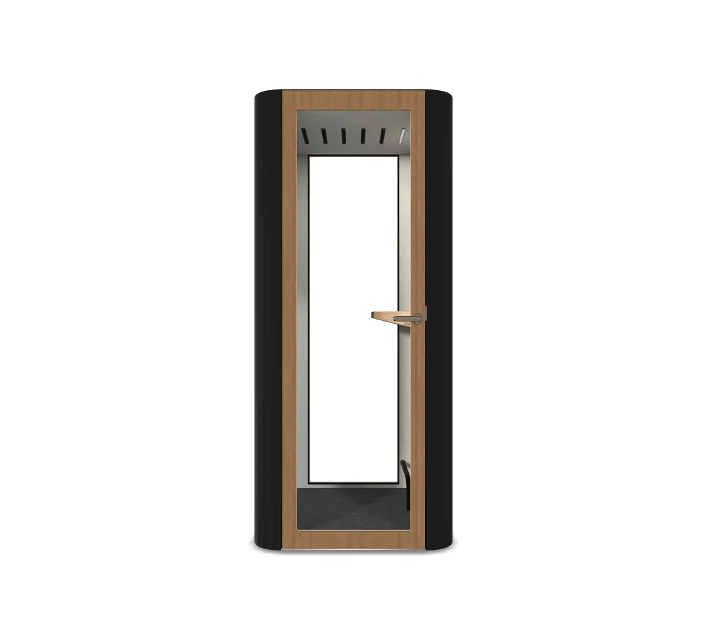 Telefonbås Space S, H225 x B100 x D100 cm, Tyst Rum