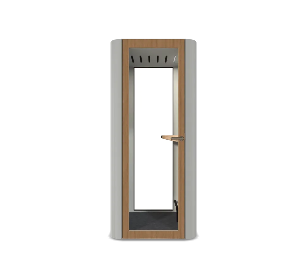 Telefonbås Space S, H225 x B100 x D100 cm, Tyst Rum