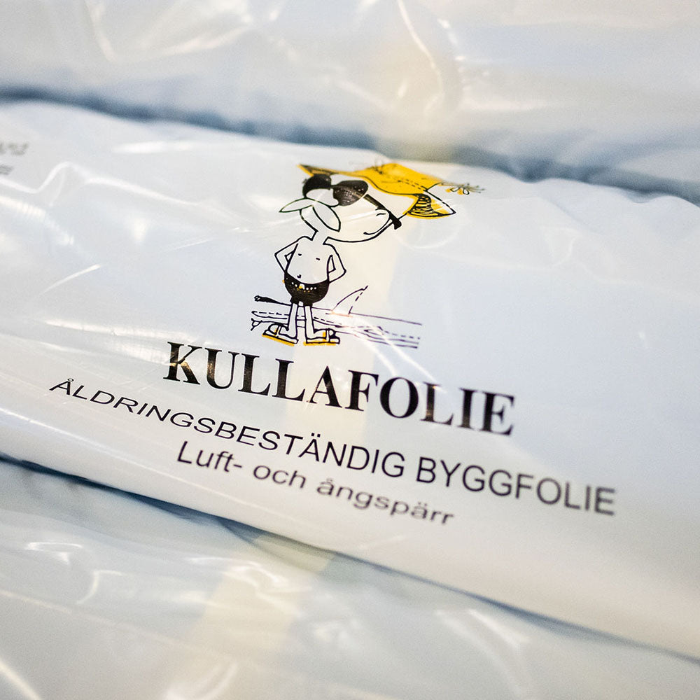 Kullaplast 200 Åldersbeständig Byggfolie – P-märkt luft- och ångspärr