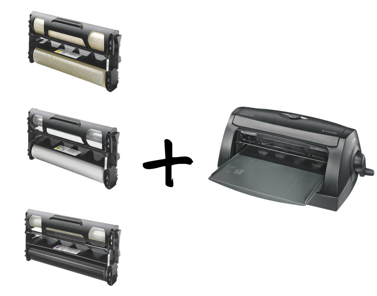 Lamineringspaket A4 | Lamineringsmaskin + 3 olika tillbehör
