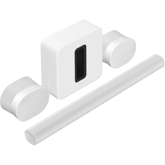 Sonos ARC + ERA 300 (2 st) + GEN3 SUB - Trådlös Dolby Atmos Hemmabio