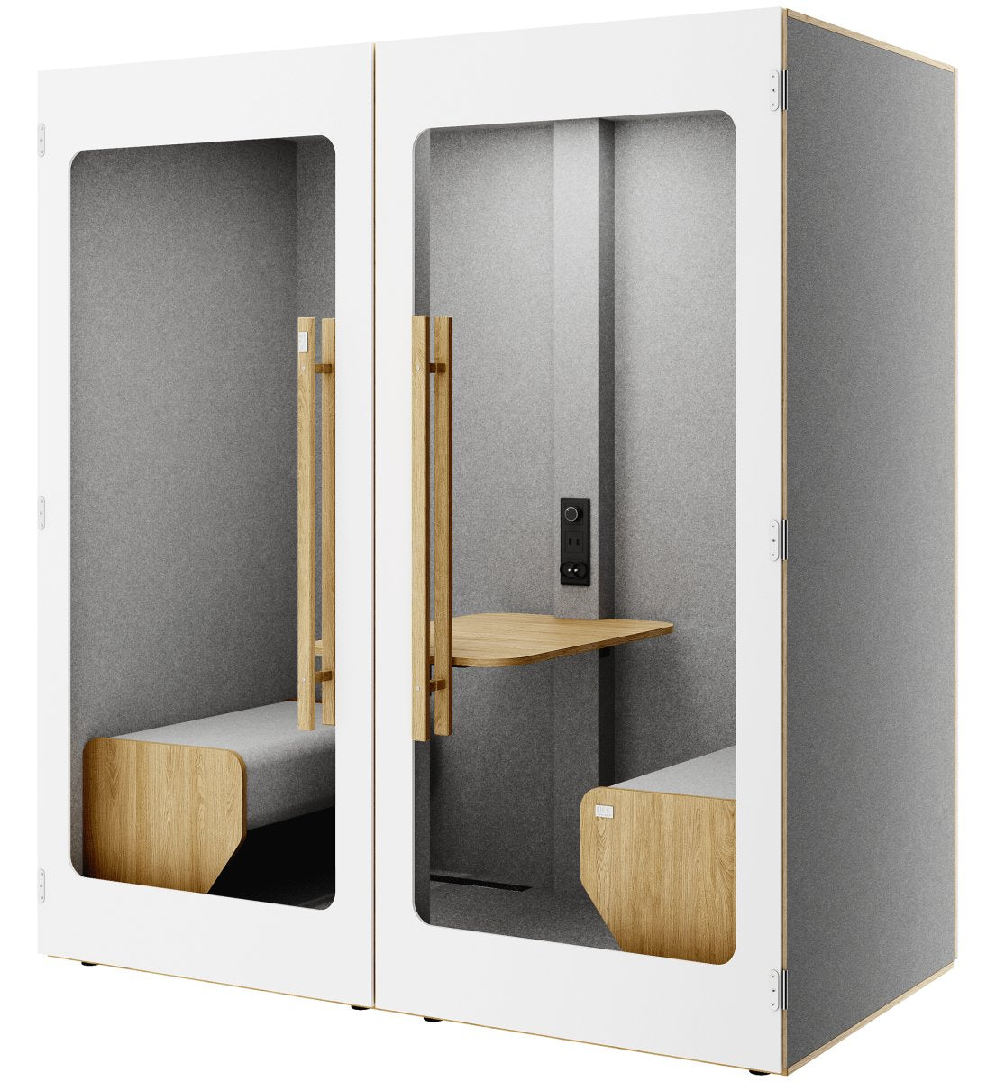 Tyst rum för 2 personer HIDE H2 Mötesbås H220 x B201 x D106 cm