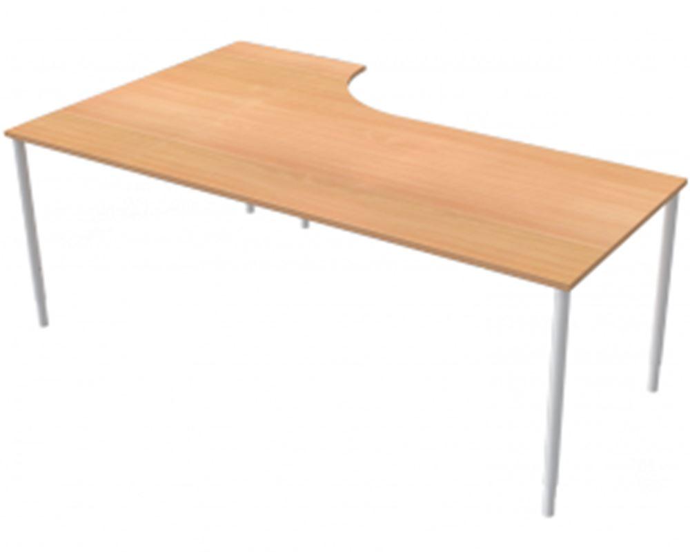 Fristående Bord - 1200 x 2000 x 800 x 600 mm | Höger - Wulff Beltton