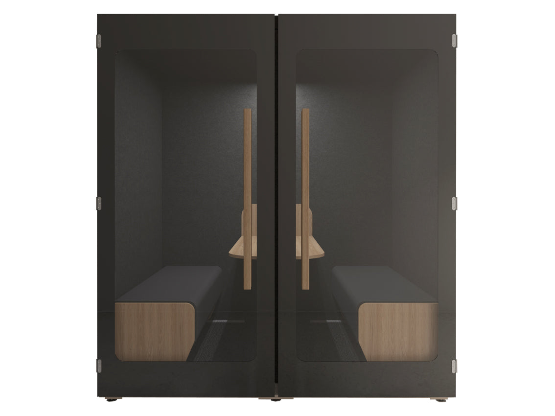 Mötesbås HIDE Tyst Rum För 4, H220 x B201 x D140 cm