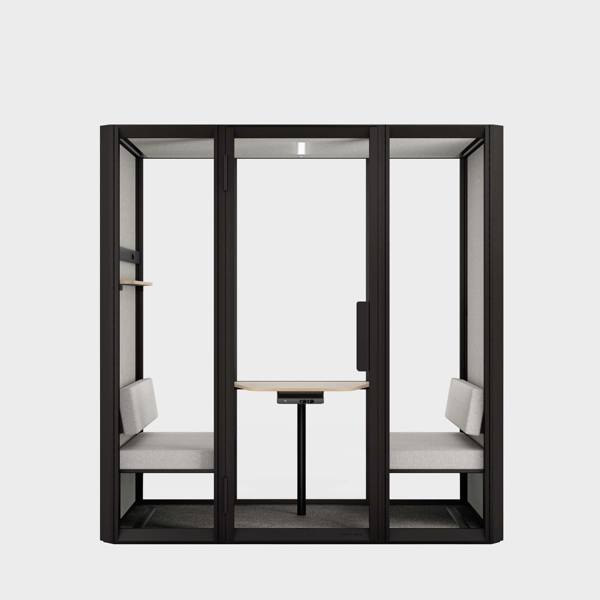 Telefonbås Jetson L4 Svart