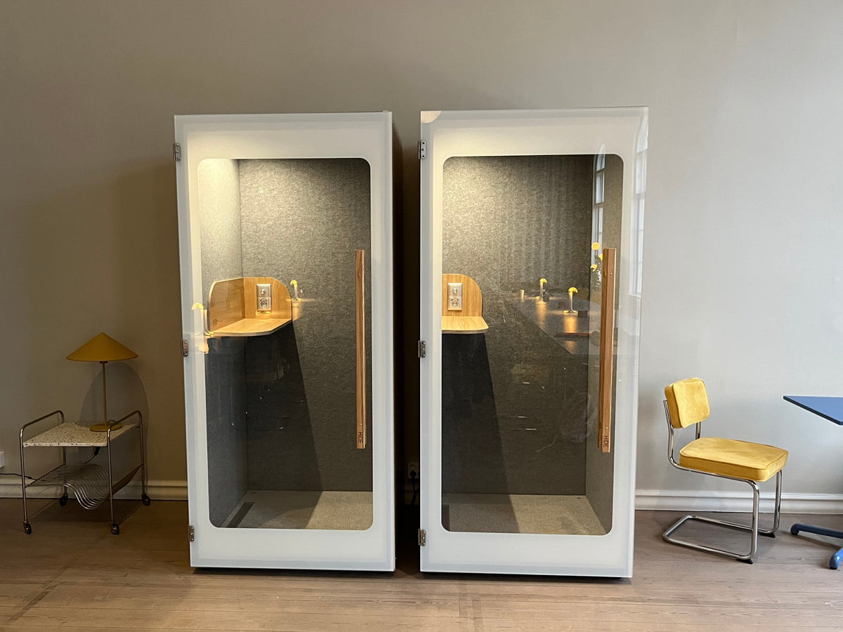 Telefonbås HIDE Single H220 x B100 x D96 cm, Tyst Rum