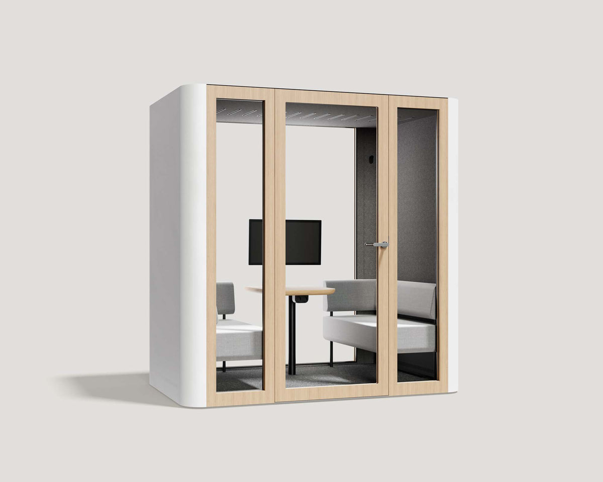 Tyst rum 4 personer Space L - H225 x B220 x D130 cm