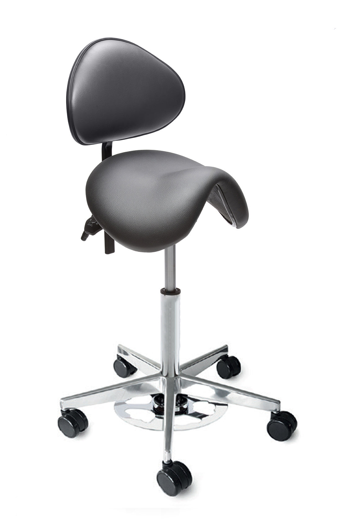 Sadelstol Officeline Polo M Active - Desinficerbart Konstläder