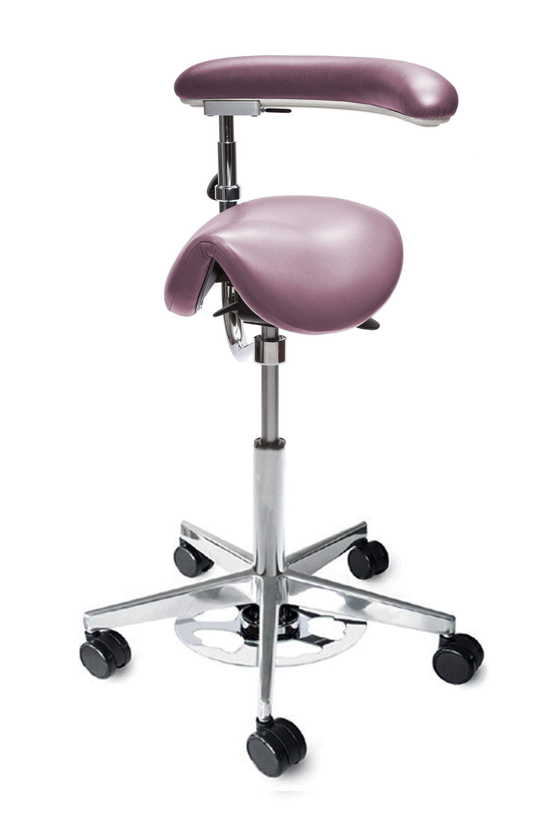 Sadelstol Officeline Polo M Active - Desinficerbart Konstläder