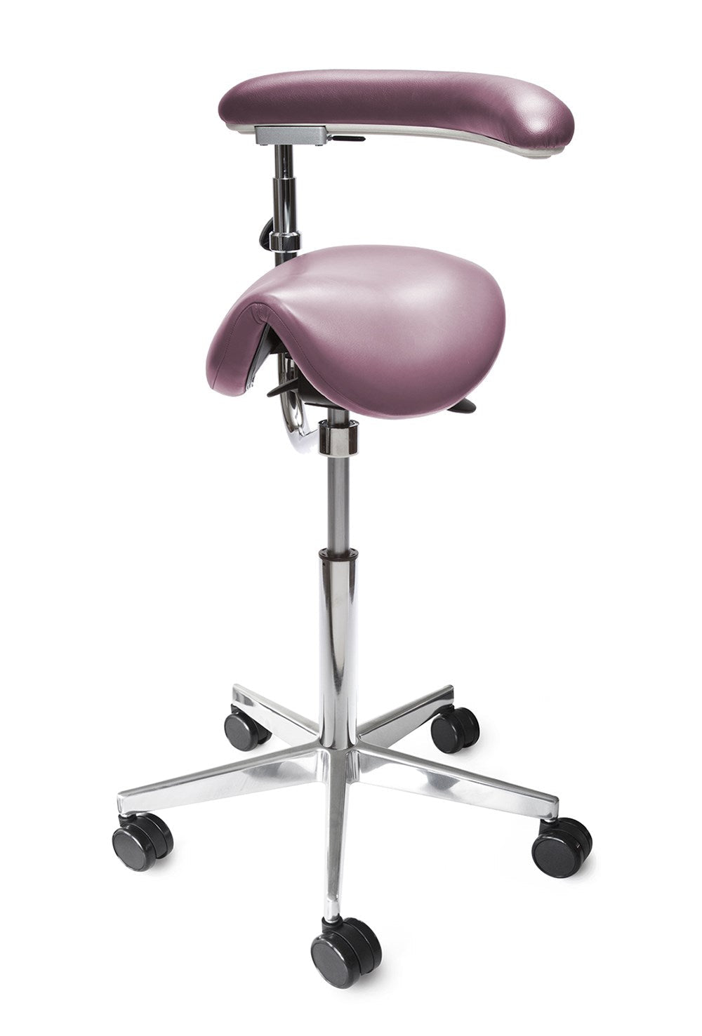Sadelstol Officeline Polo M Active - Desinficerbart Konstläder