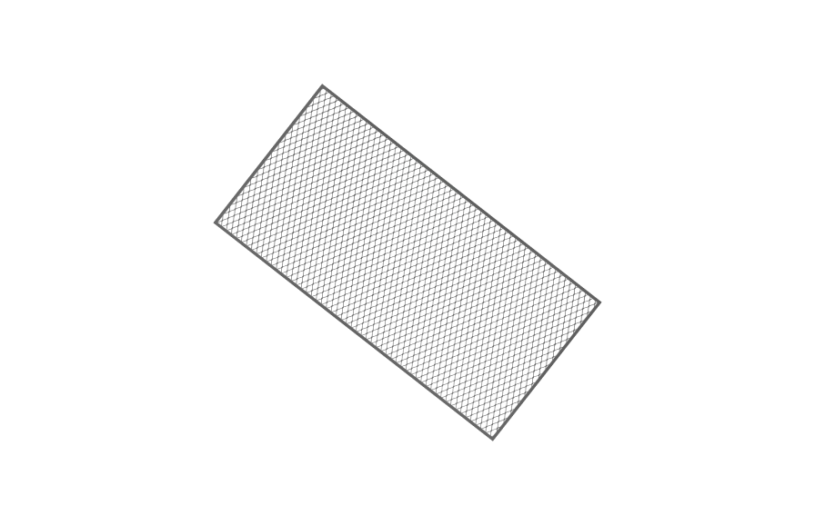 Dekorativt nätgaller till Tiles takabsorbenter In The Grid