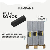 StrongProtect - Golv/Trapp/Bänk/Dörrskydd,  270g, 1x25m | Pallpris