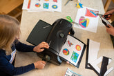Magnetpaket Förskola Mobil – Skapa flanosagor (Whiteboard + Xyron 850 + Magnetlaminat)