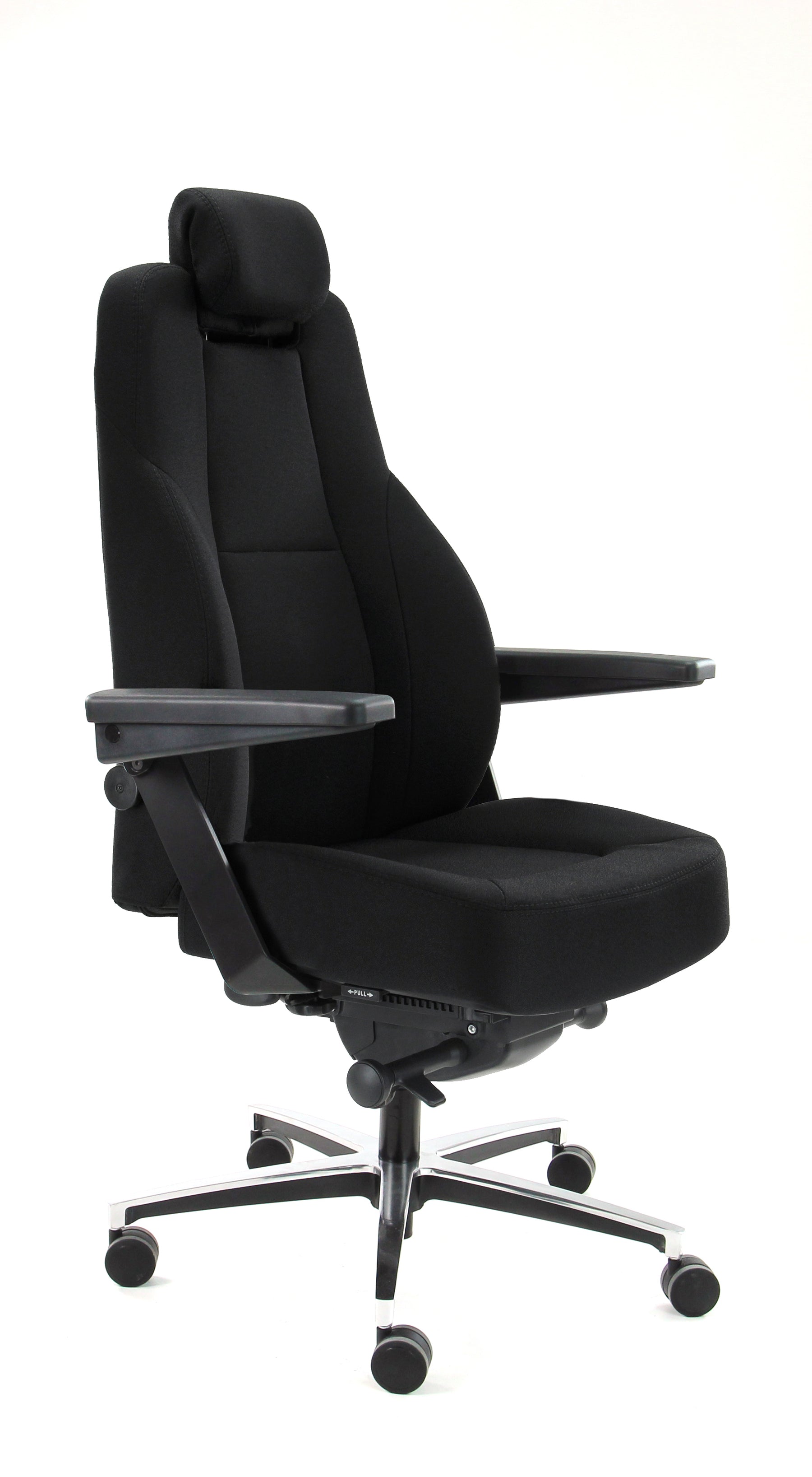 24 timmars stol Wulff Premium Mirage Bevakningsstol - Svart