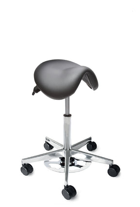 Sadelstol Officeline Polo M Active - Desinficerbart Konstläder