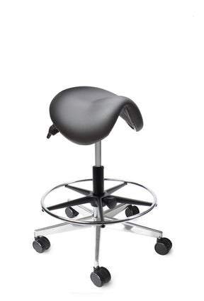 Sadelstol Officeline Polo M Active - Desinficerbart Konstläder