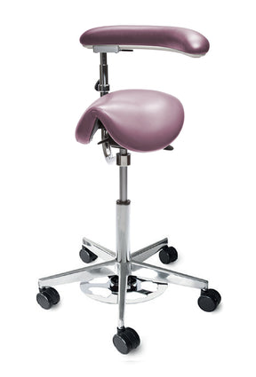 Sadelstol Officeline Polo M Active - Desinficerbart Konstläder