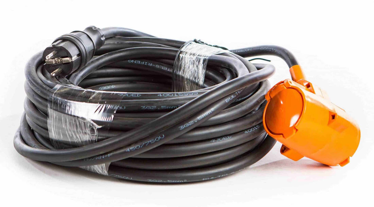 Skarvkabel 20m 230V/16A KEDU-uttag