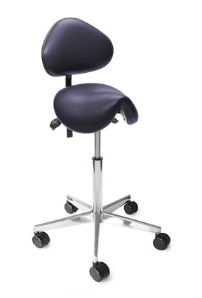Sadelstol Officeline Polo S - Desinficerbart Konstläder