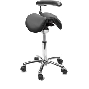Sadelstol Officeline Polo Split Active - Desinficerbart Konstläder