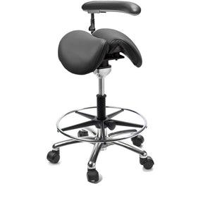 Sadelstol Officeline Polo Split Active - Desinficerbart Konstläder