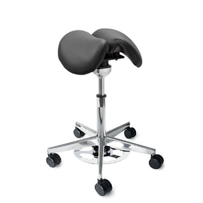 Sadelstol Officeline Polo Split Active - Desinficerbart Konstläder