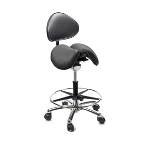 Sadelstol Officeline Polo Split Active - Desinficerbart Konstläder