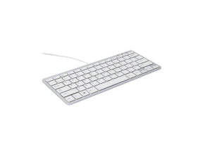 R-Go Tools Ergo compact keyboard | Nordiskt Tangentbord Silver - Wulff Beltton