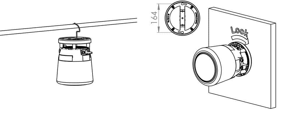 LED-Byggplatsarmatur 21W, 48V, 2000lm | MBerg 2.0