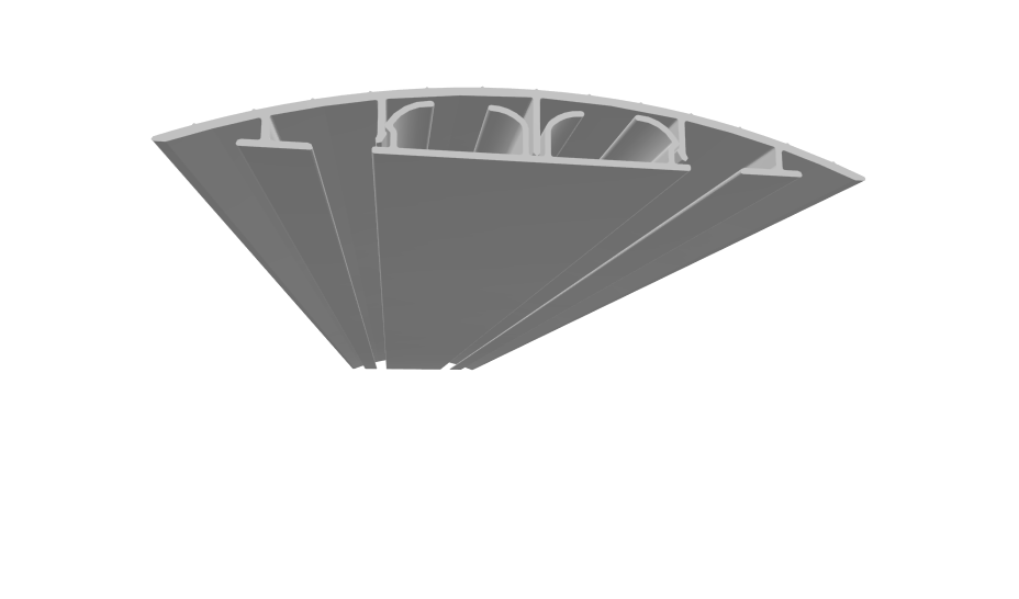 Kabelkanal Golv/vägglist Aluminium